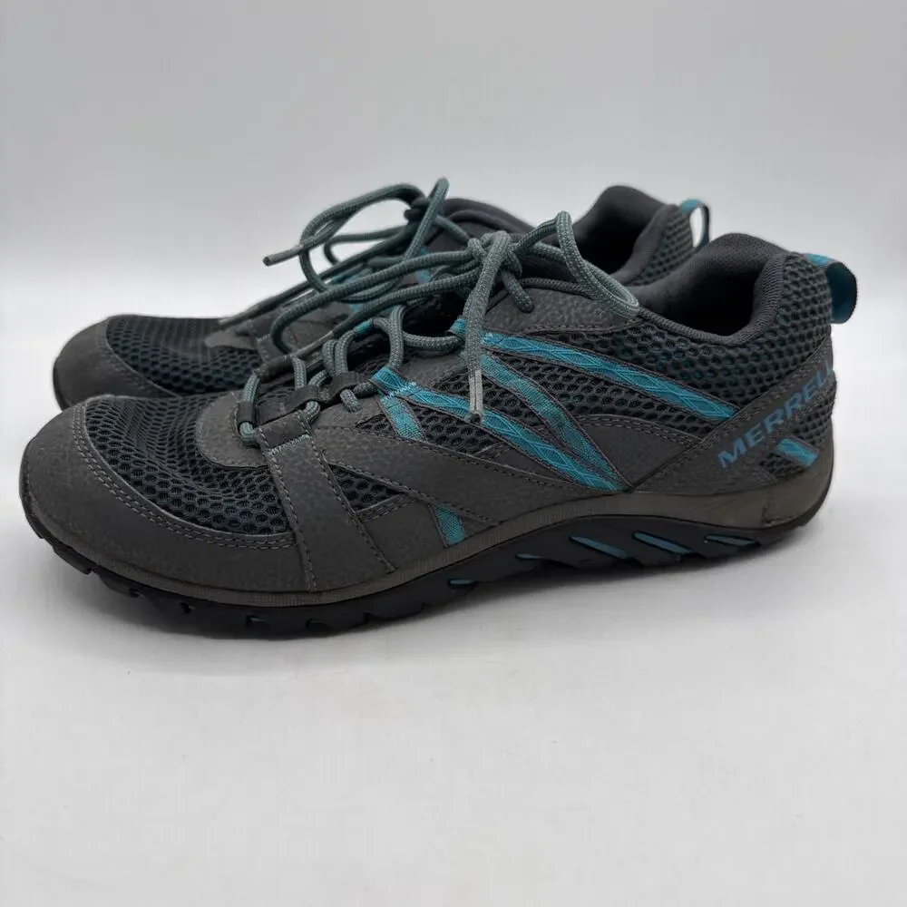 Merrill Riverbed 3 Hiking Shoes Gray/blue Men’s Size 9